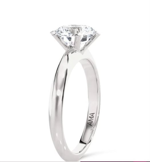 Anillo Ama Mujer in Oro blanco Diamante Lab Grown 1.5 Ct AMA-AN-1014-127-1-13-1.5 - AMA-AN-1014-127-1-13-1.5